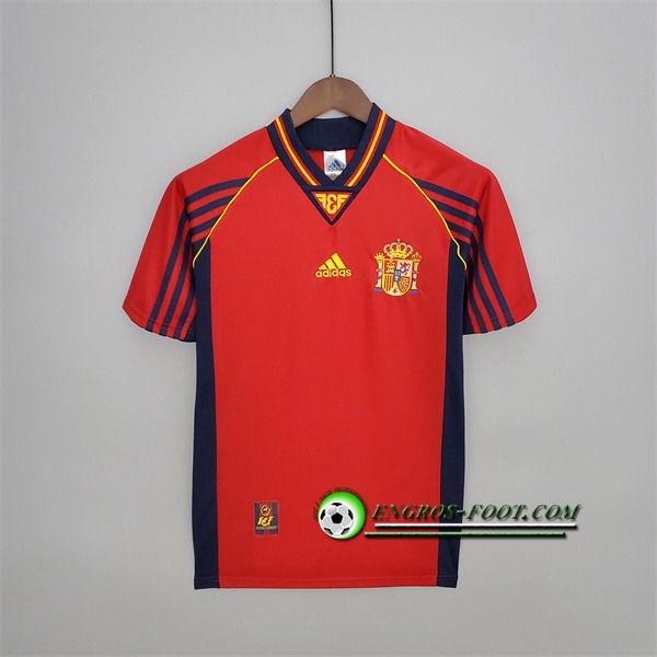 Maillot de Foot Espagne Retro Domicile 1998