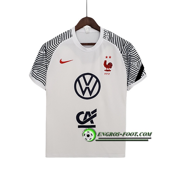 Training T-Shirts France Blanc 2022/2023